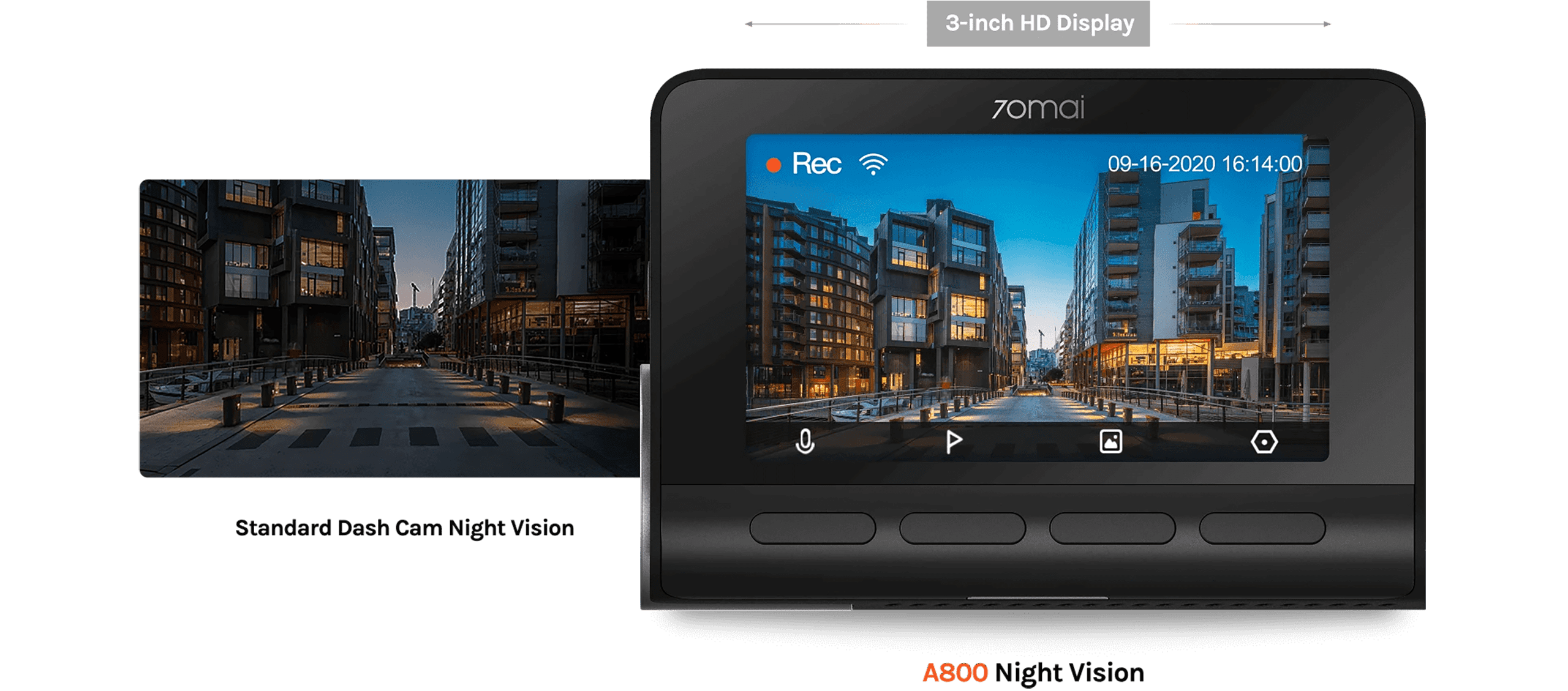 70mai 4K Dash Cam A800S 70mai 4K Dash Cam A800S