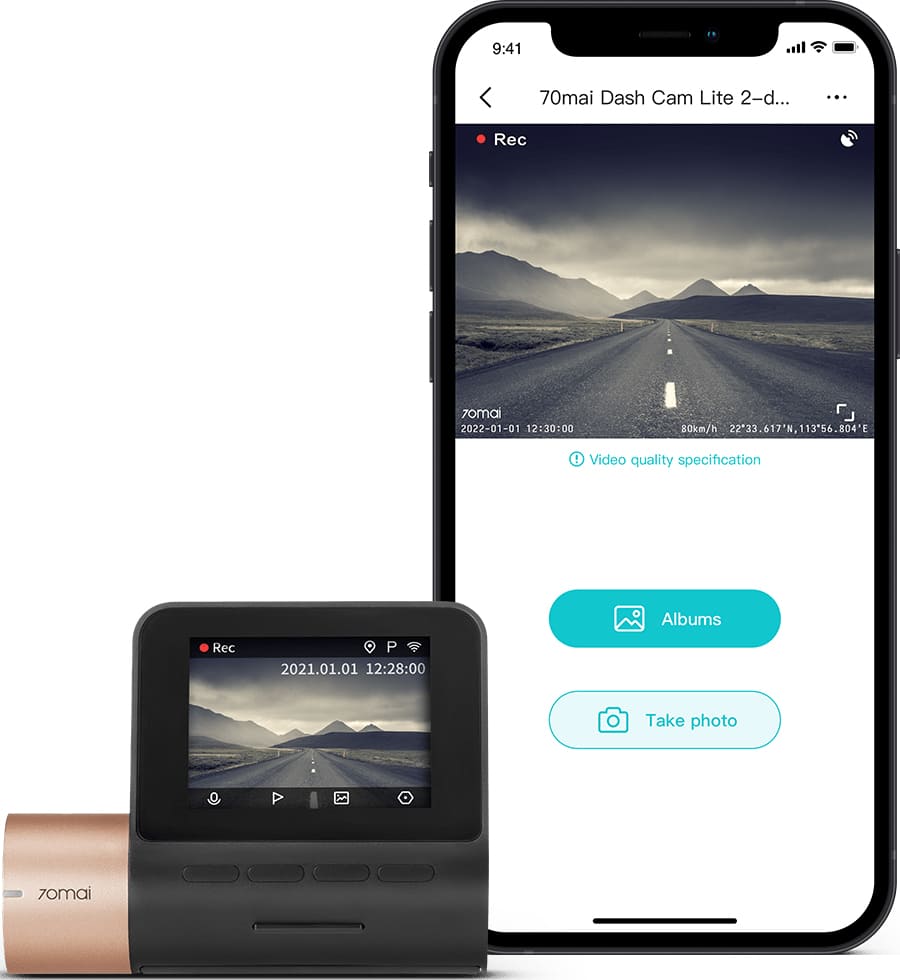 70mai Dash Cam Lite 2 70mai Dash Cam Lite 2