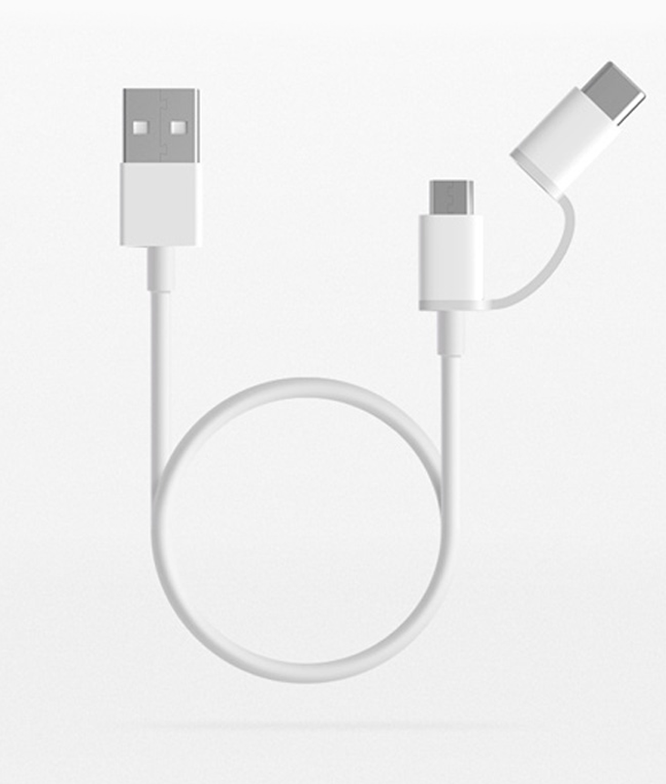 Xiaomi Dual Micro USB / Type-C Cable Xiaomi Dual Micro USB / Type-C Cable