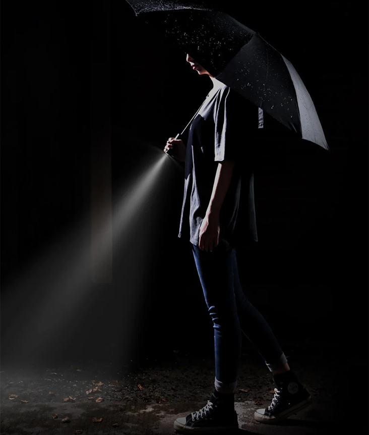 NinetyGo Reverse Folding Lighting Umbrella NinetyGo Reverse Folding Lighting Umbrella